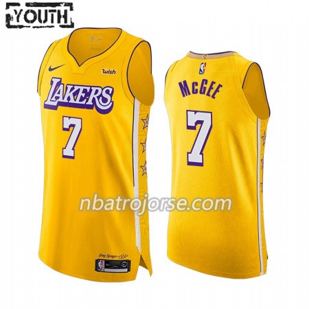 Barn Los Angeles Lakers Tröja JaVale McGee 7 2019-20 Nike City Edition Swingman